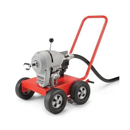 Ridgid K-1500G Machine Only with A-1 RIDGID Drain Cleaning Mitt, A-12 Coupling Pin Key and A-34-10 Rear 44587